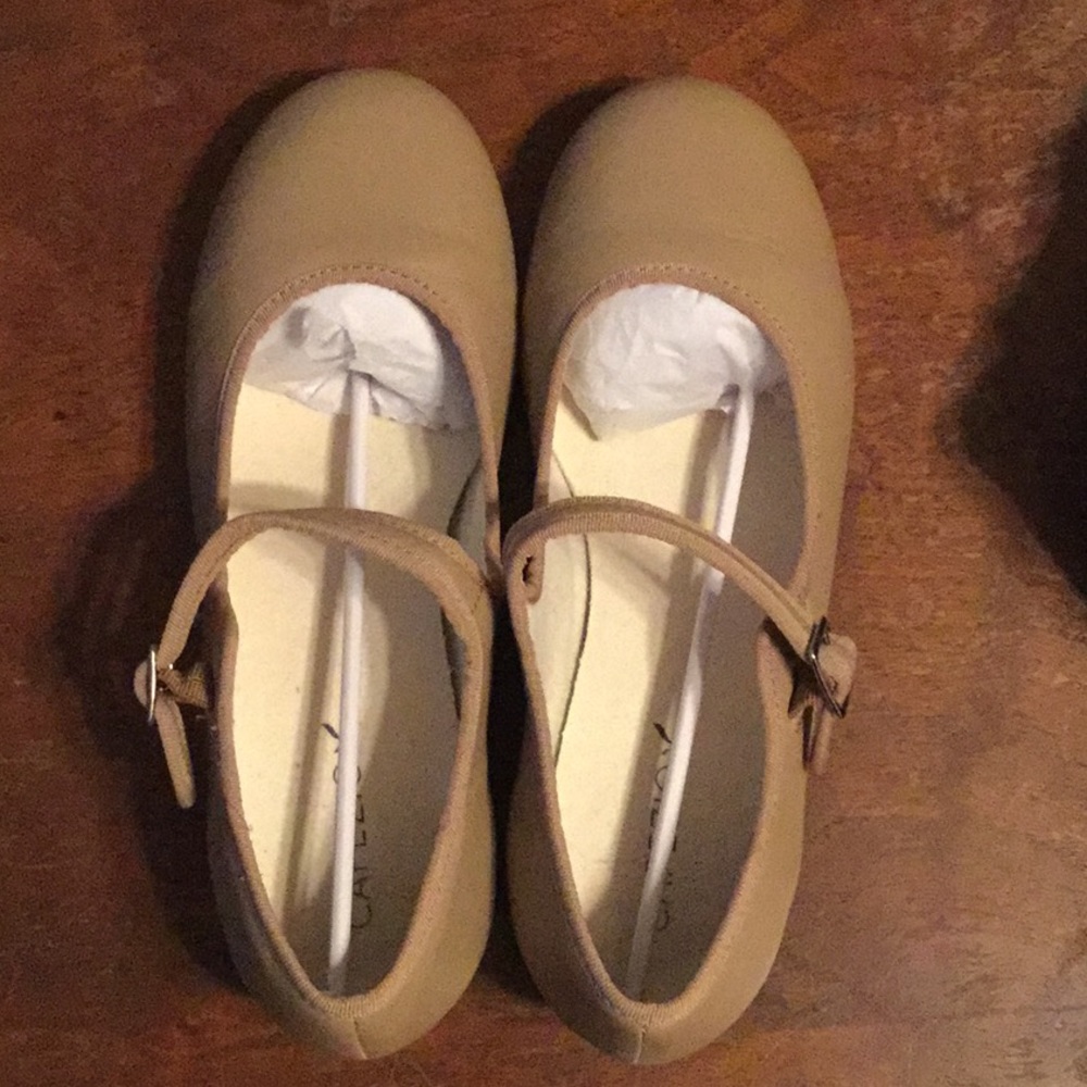 Capezio 3800 Mary Jane Tap Shoes-Caramel-6.5W-NEW